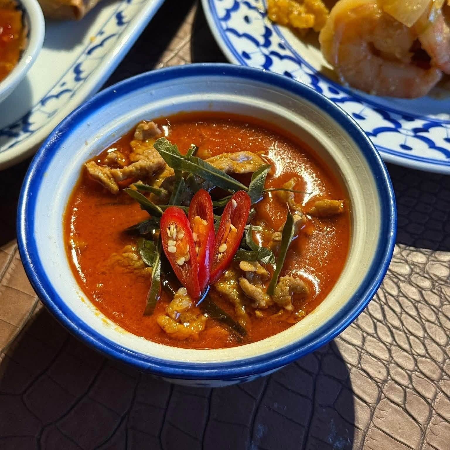 Rode curry met varkensvlees